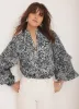 Navy Floral Print Blouse sold by Mint Velvet