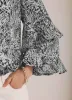 Navy Floral Print Blouse sold by Mint Velvet