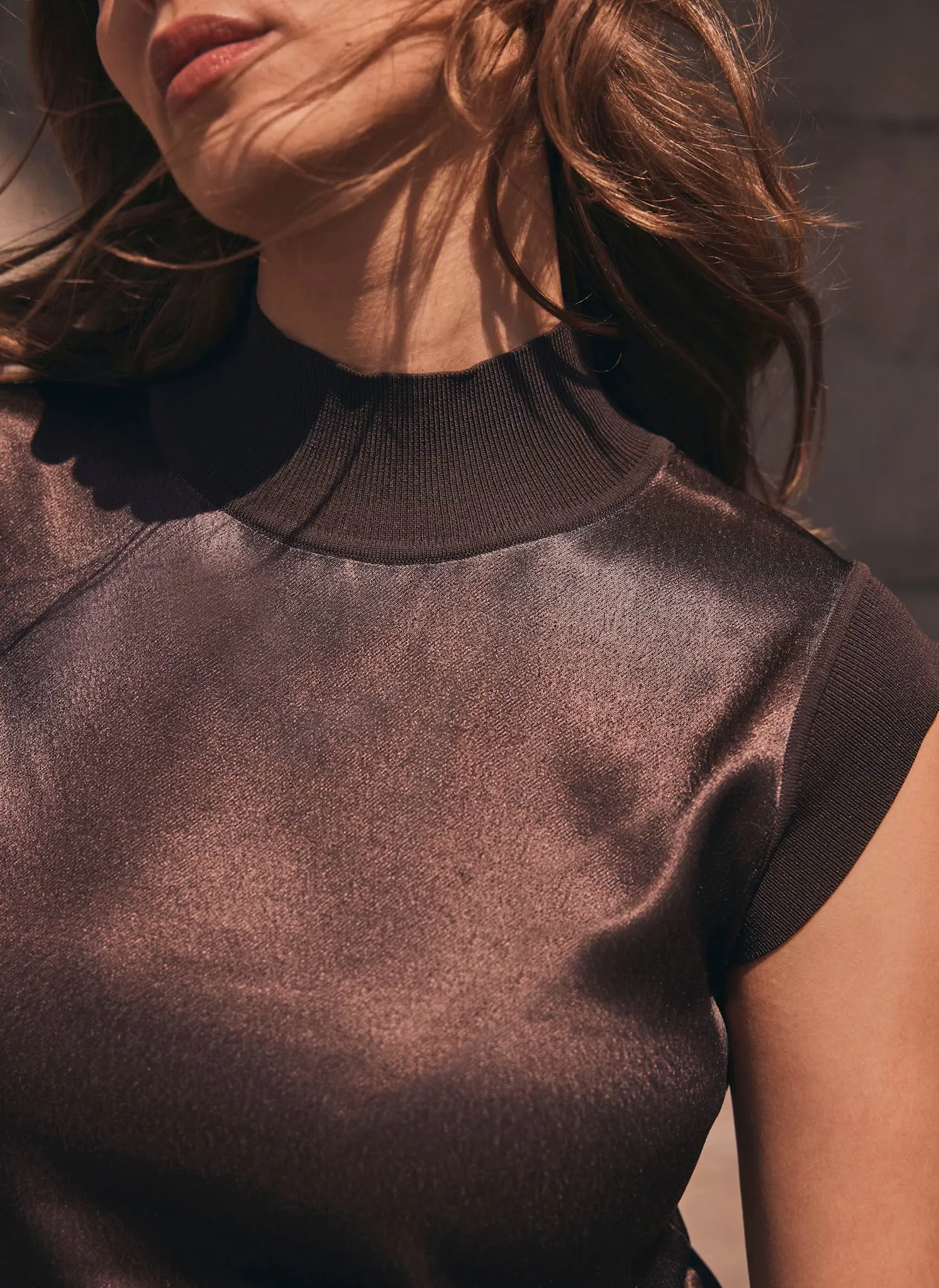 Brown Sleeveless Top sold by Mint Velvet product image thumbnail 4