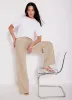 Neutral Diamante Wide Leg Jeans sold by Mint Velvet