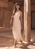 Cream Lace Midi Slip Dress sold by Mint Velvet