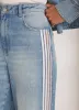 Indigo Wash Side Stripe Wide Jeans sold by Mint Velvet