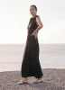 Brown Metallic Knit Midi Dress sold by Mint Velvet