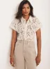 Cream Lace Shirt sold by Mint Velvet