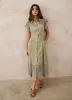 Khaki Utility Midi Dress sold by Mint Velvet