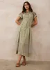 Khaki Utility Midi Dress sold by Mint Velvet