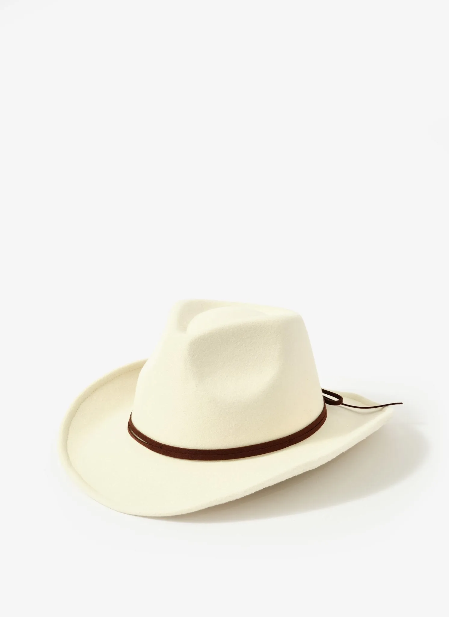 Cream Cowboy Hat sold by Mint Velvet