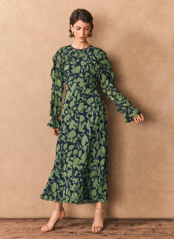 Green Floral Maxi Dress sold by Mint Velvet