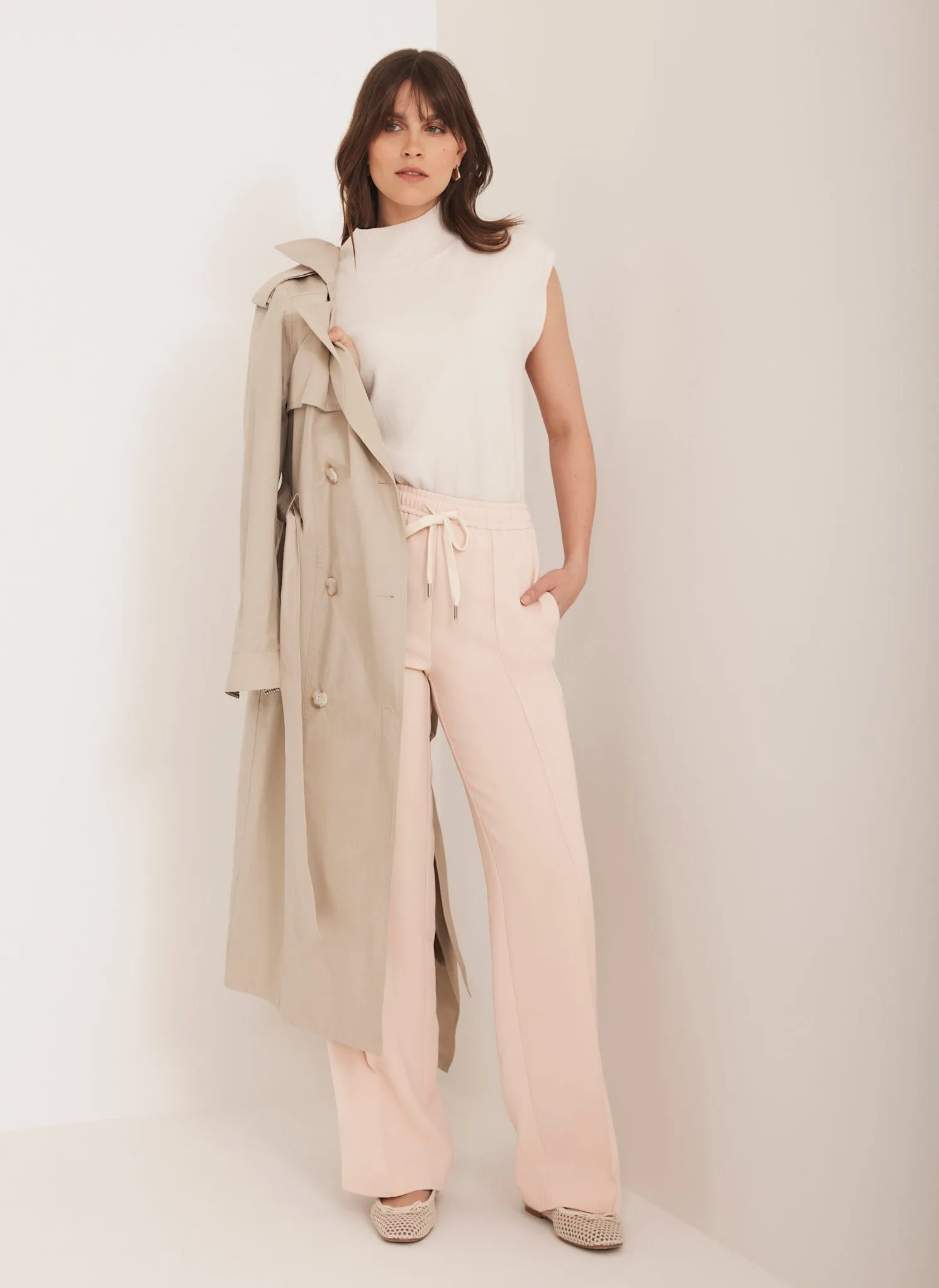 Pink Side Stripe Trousers sold by Mint Velvet product image thumbnail 3