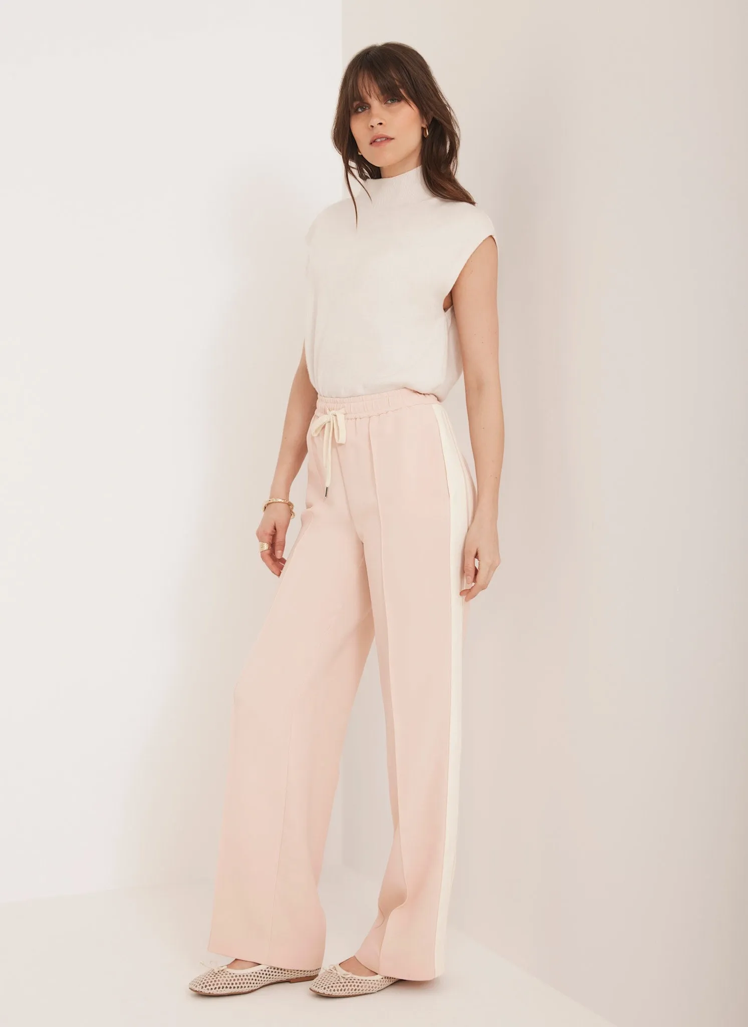 Pink Side Stripe Trousers sold by Mint Velvet product image thumbnail 2