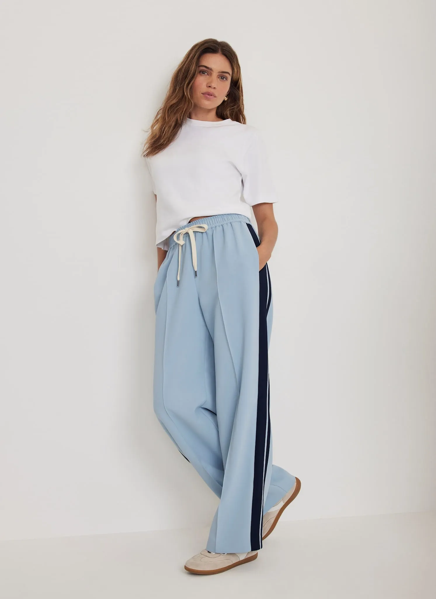 Blue Side Stripe Trousers sold by Mint Velvet product image thumbnail 4