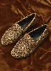 Gaia Leopard Print Textured Loafers sold by Mint Velvet
