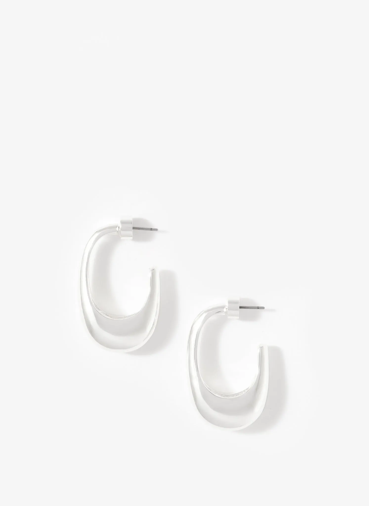 Silver Tone Hoop Earrings sold by Mint Velvet