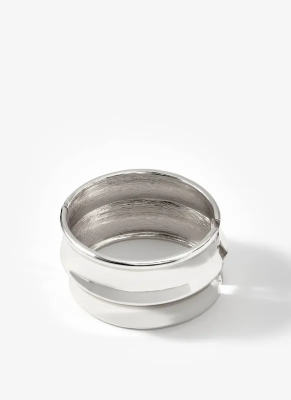 Silver Tone Statement Cuff Bracelet sold by Mint Velvet