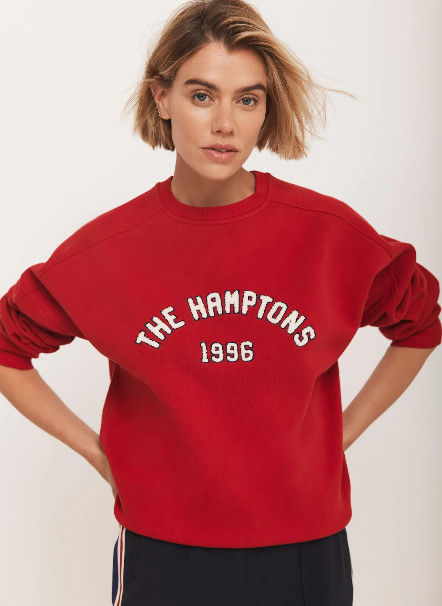 Red Hamptons Sweatshirt sold by Mint Velvet product image thumbnail 4