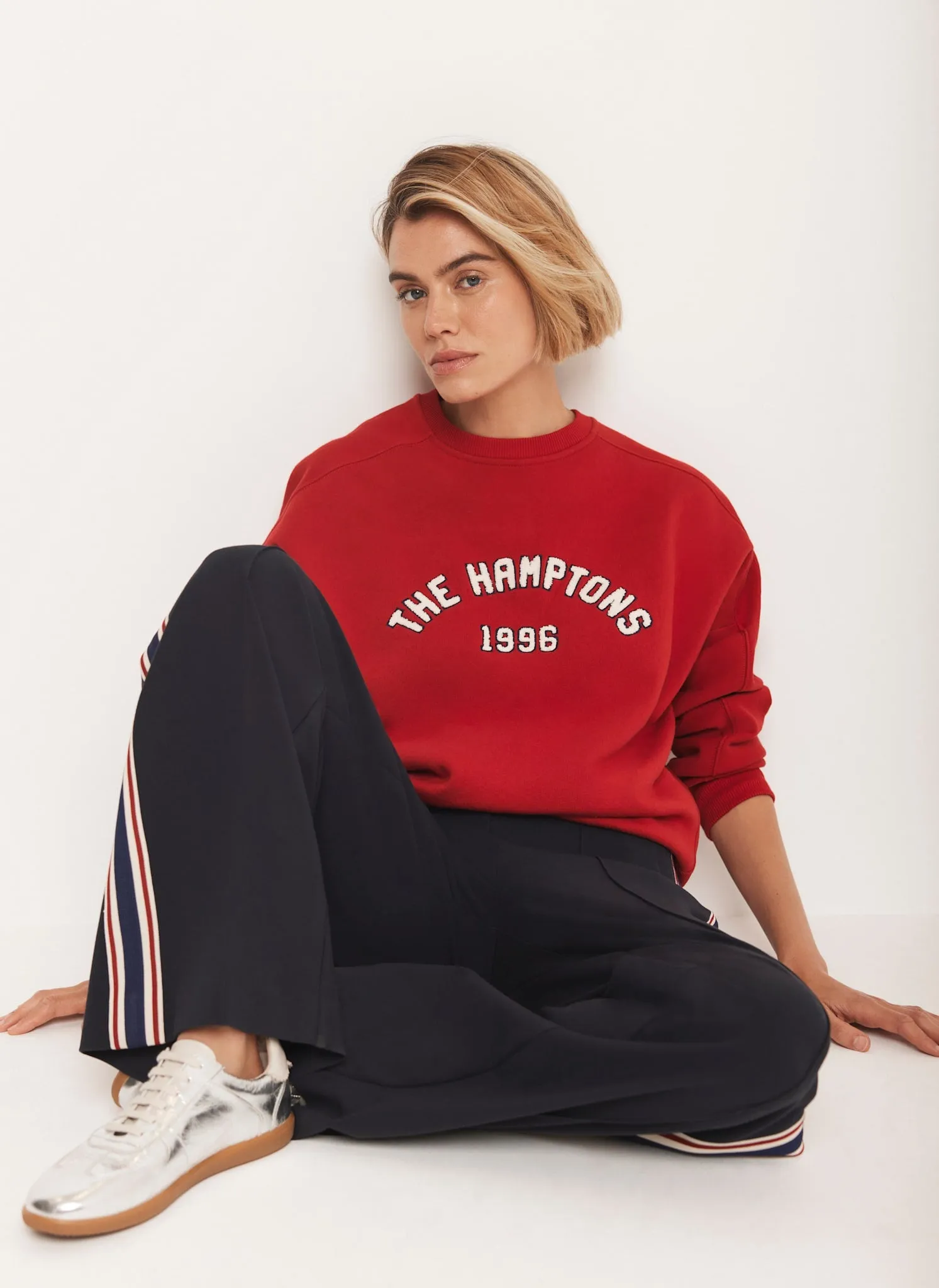 Red Hamptons Sweatshirt sold by Mint Velvet