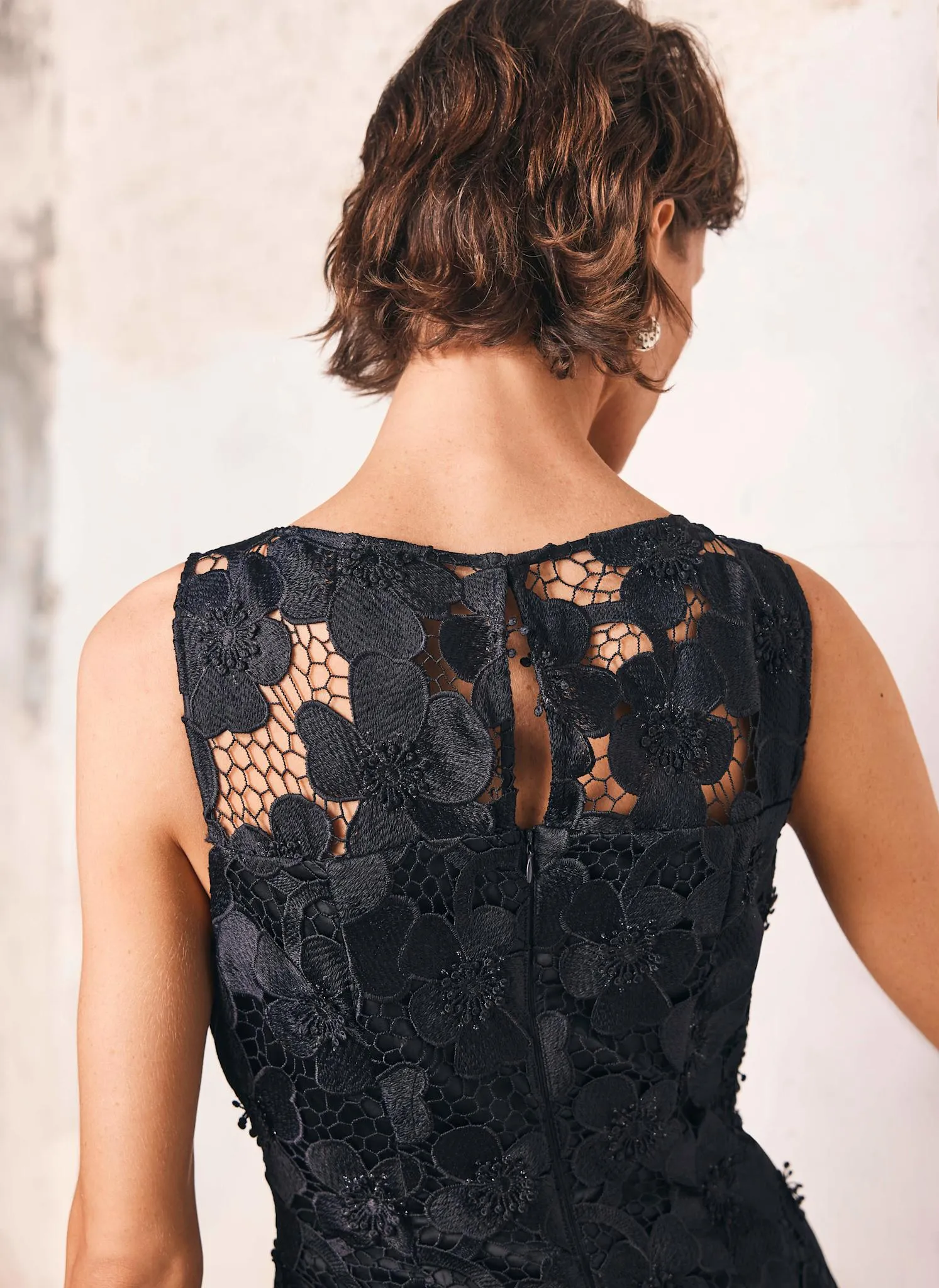 Navy Floral Applique Maxi Dress sold by Mint Velvet product image thumbnail 4