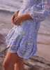 Blue Broderie Anglaise Mini Dress sold by Mint Velvet