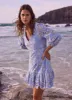 Blue Broderie Anglaise Mini Dress sold by Mint Velvet