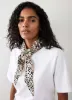 Leopard Print Triangle Neck Scarf sold by Mint Velvet