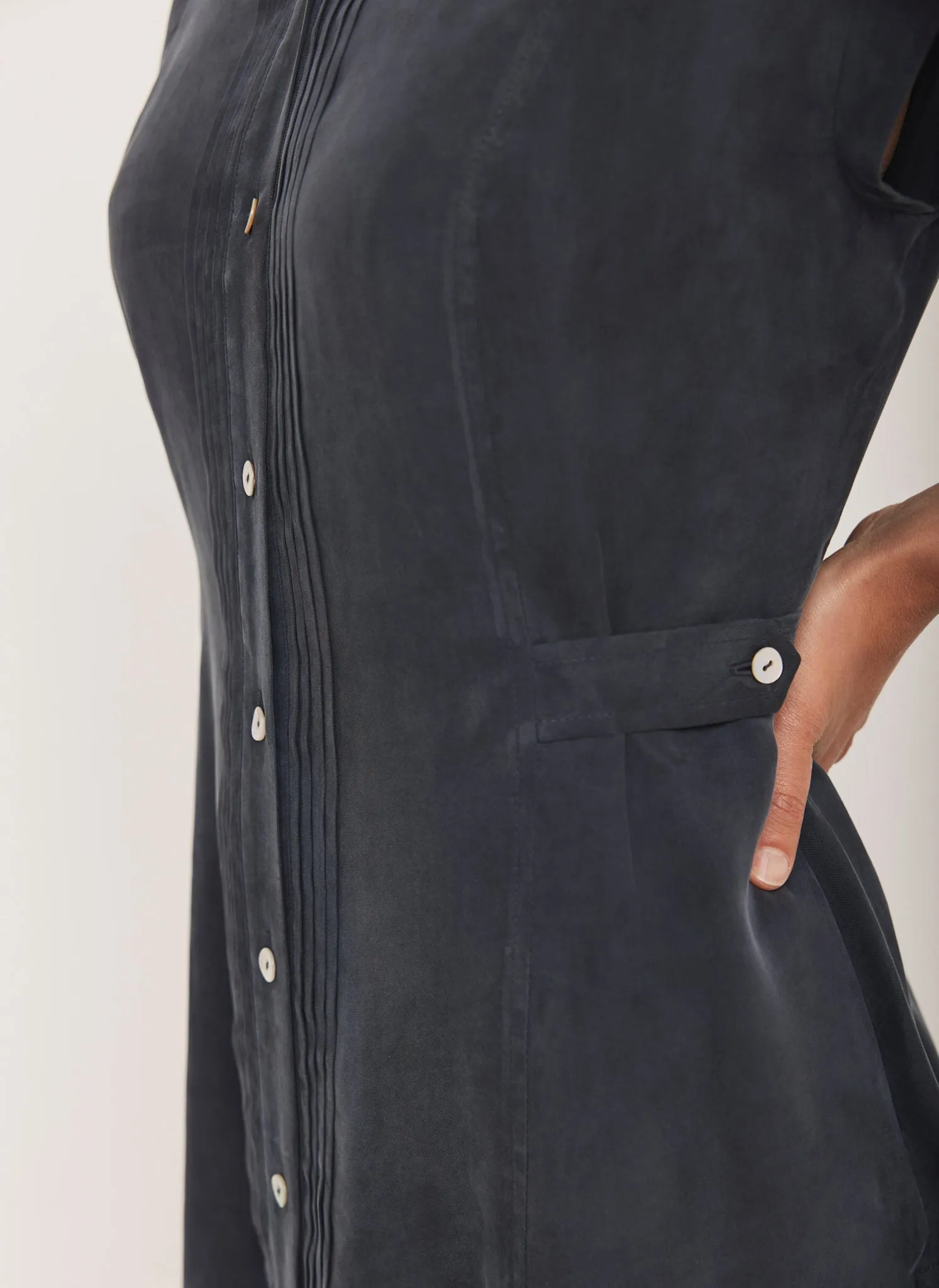 Navy Utility Midi Dress sold by Mint Velvet product image thumbnail 4