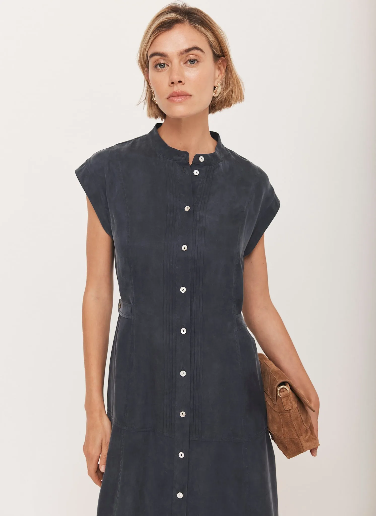 Navy Utility Midi Dress sold by Mint Velvet product image thumbnail 3