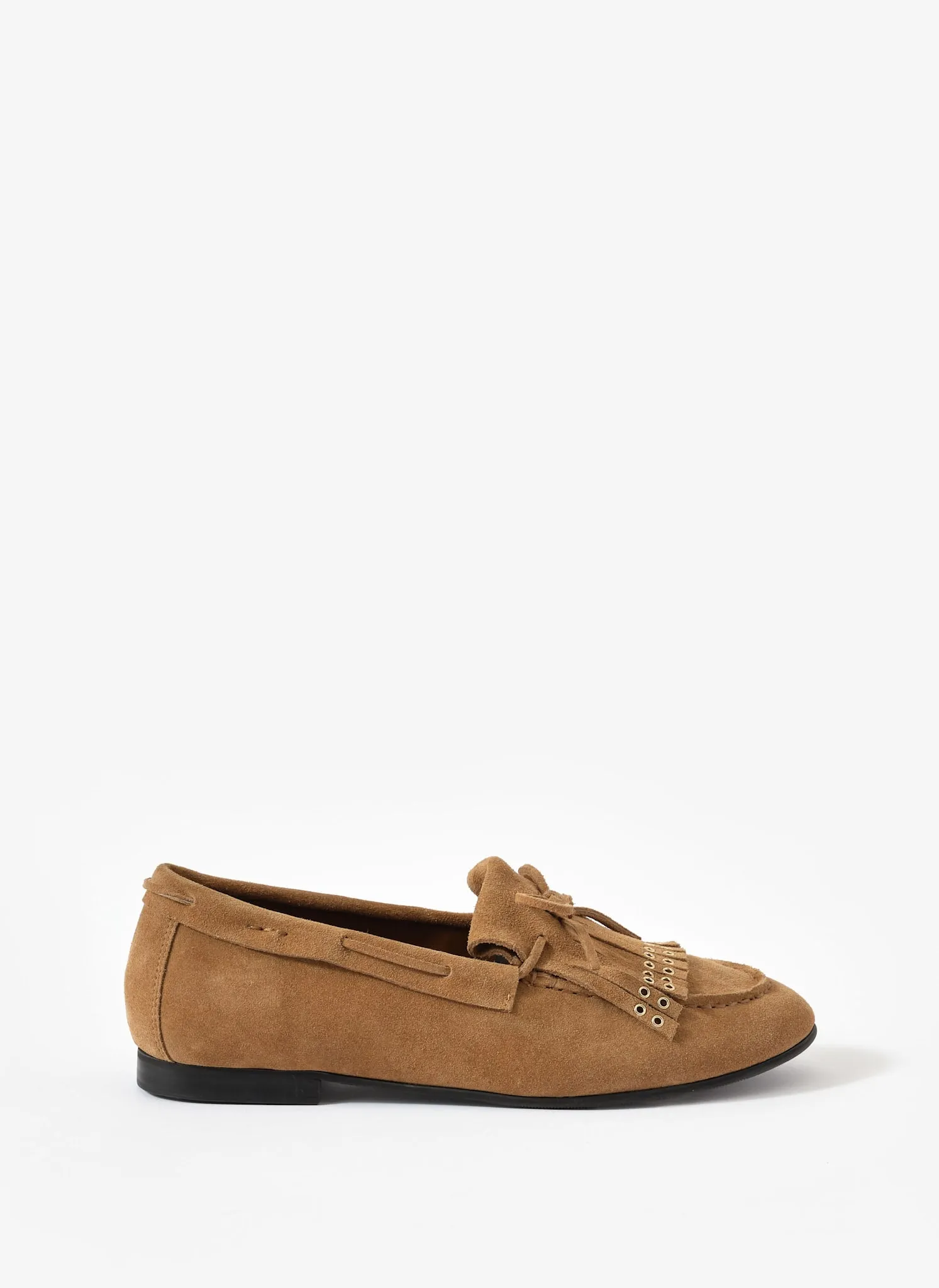 Melba Neutral Suede Loafers sold by Mint Velvet product image thumbnail 2