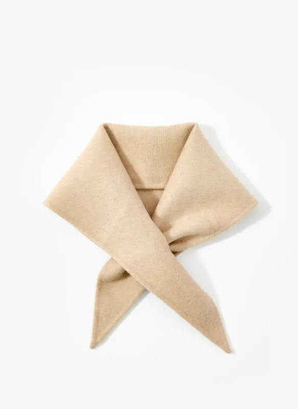 Neutral Triangle Wool Neck Scarf sold by Mint Velvet