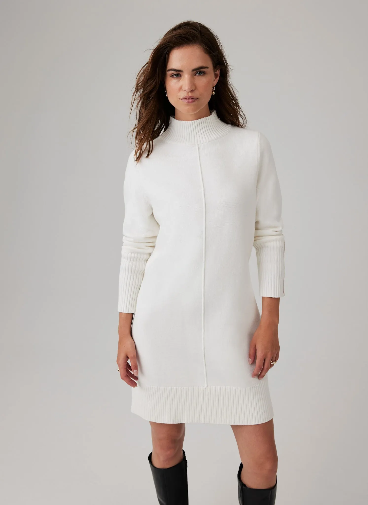 White Knit Mini Dress sold by Mint Velvet product image thumbnail 5