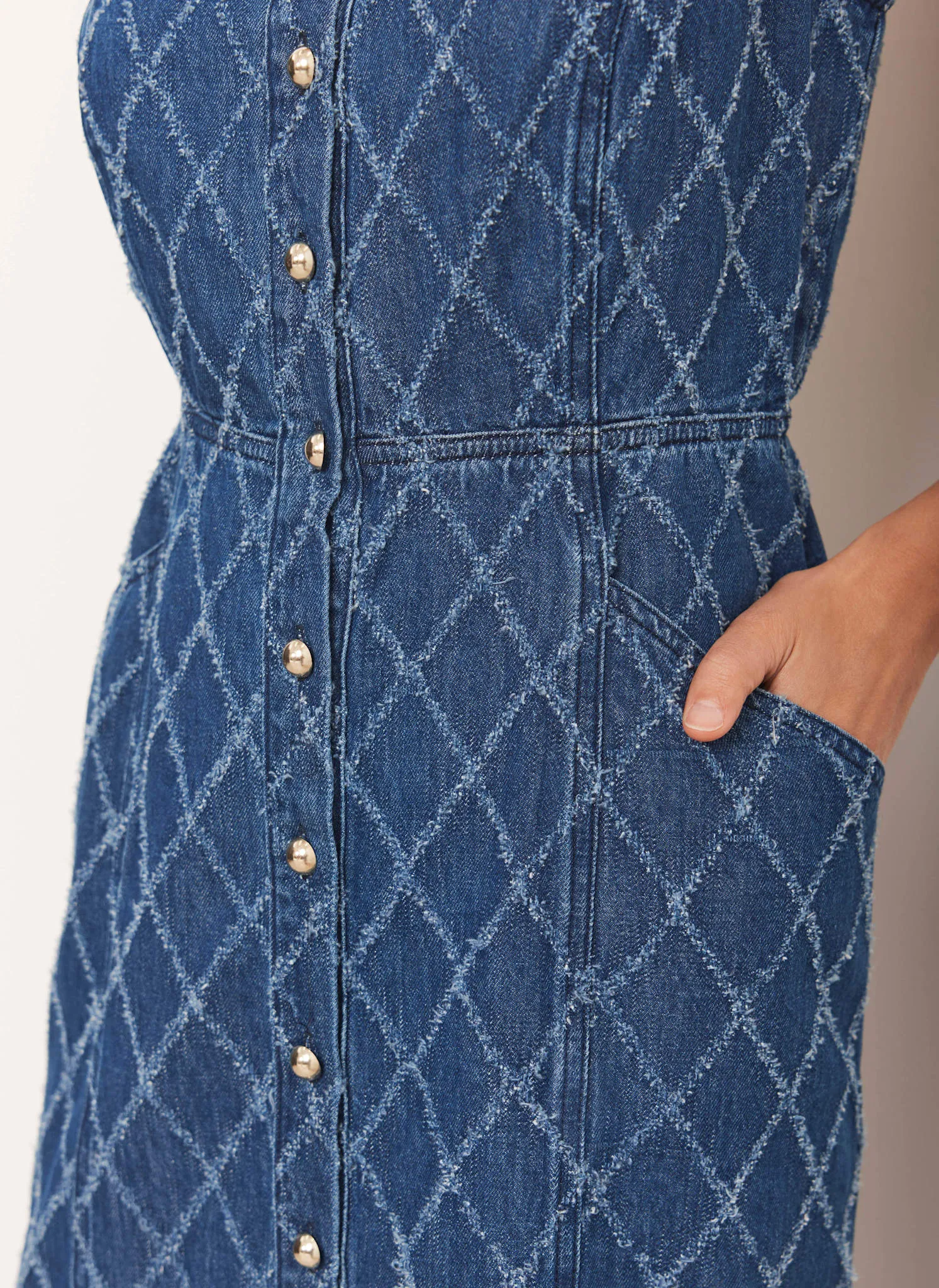 Indigo Denim Midi Dress sold by Mint Velvet product image thumbnail 5