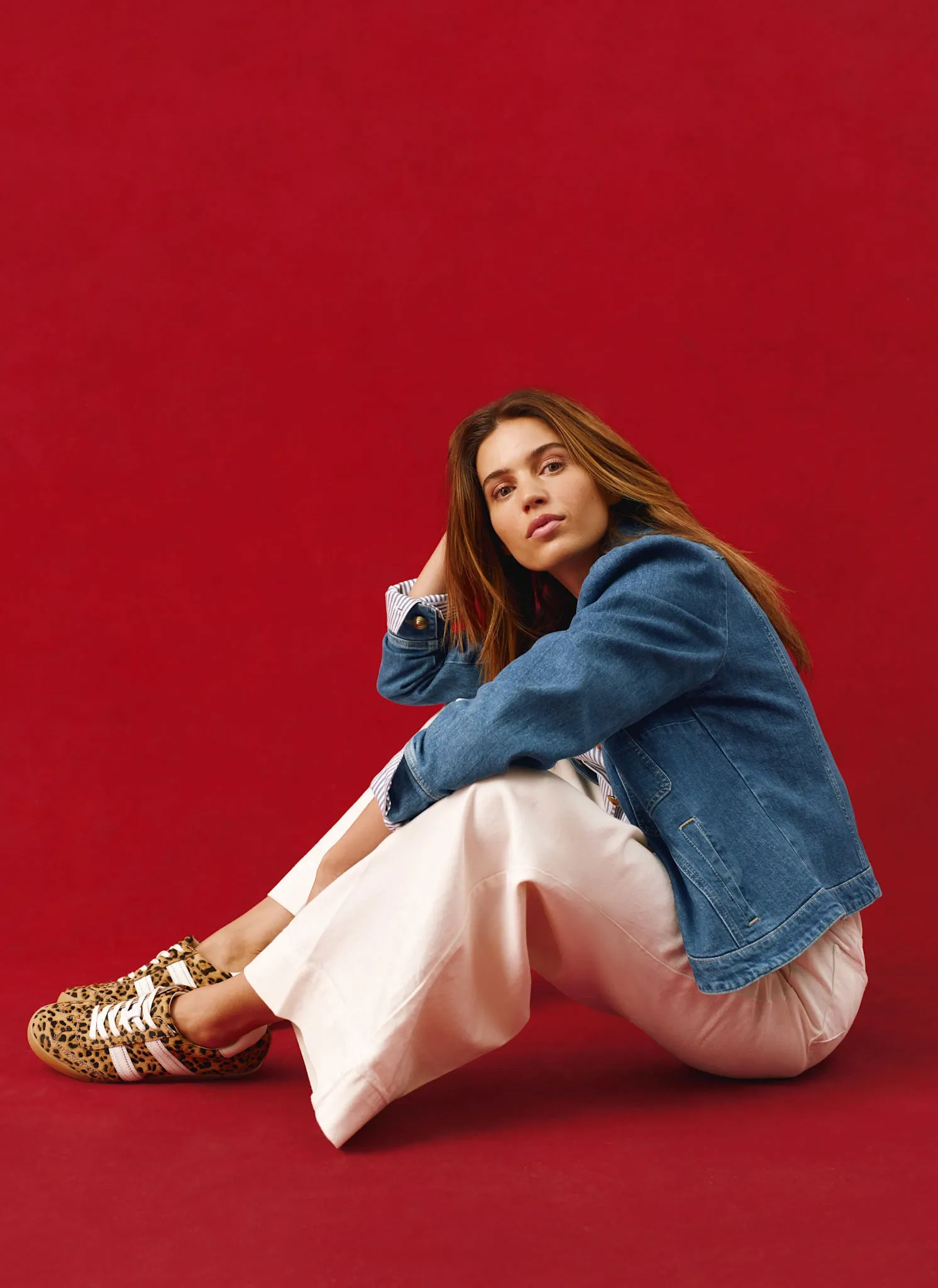 Indigo Button Detail Denim Jacket sold by Mint Velvet product image thumbnail 3