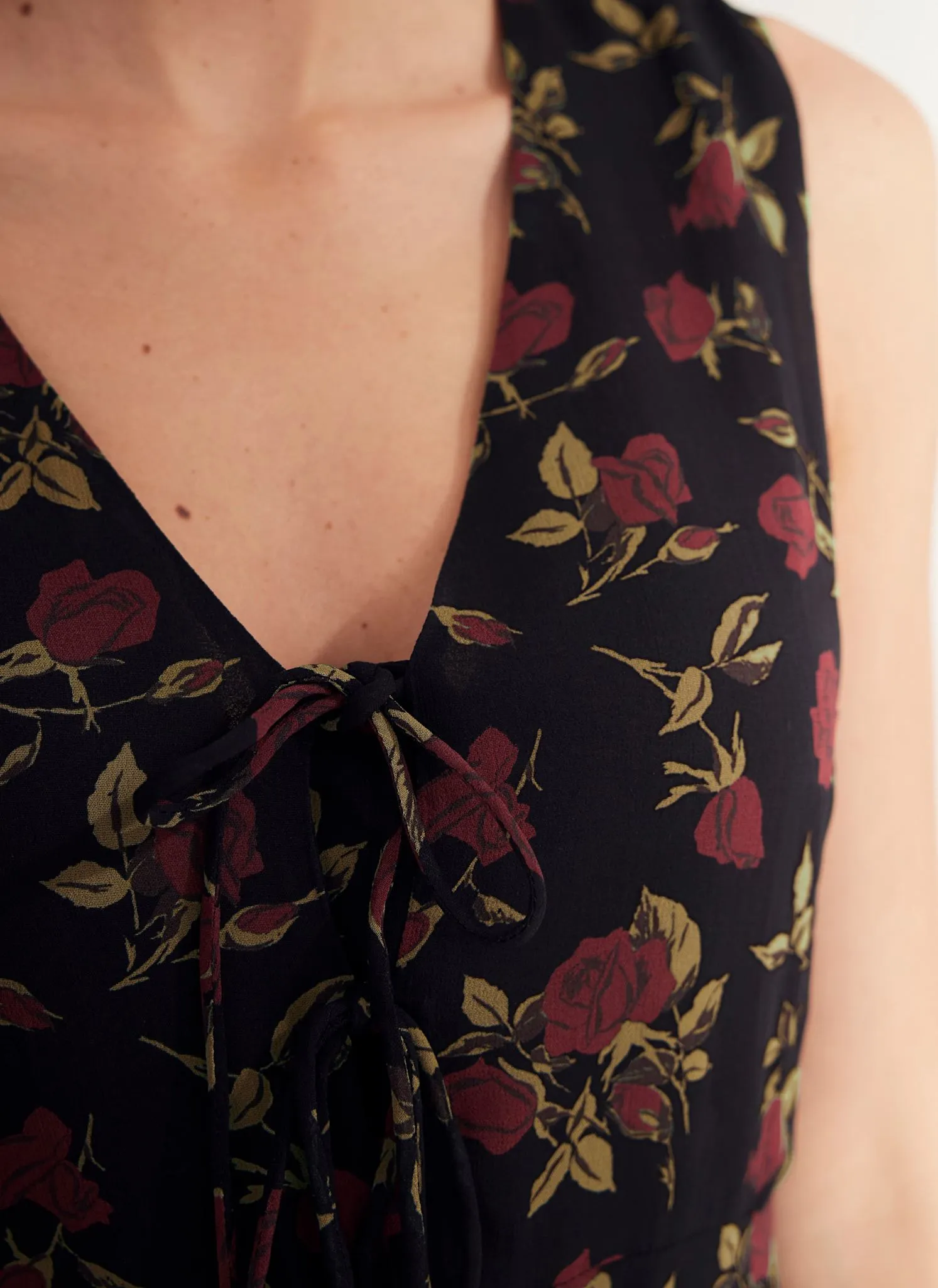 Rose Print Midi Dress sold by Mint Velvet product image thumbnail 5