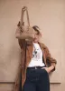 Otti Neutral Suede Shoulder Bag sold by Mint Velvet