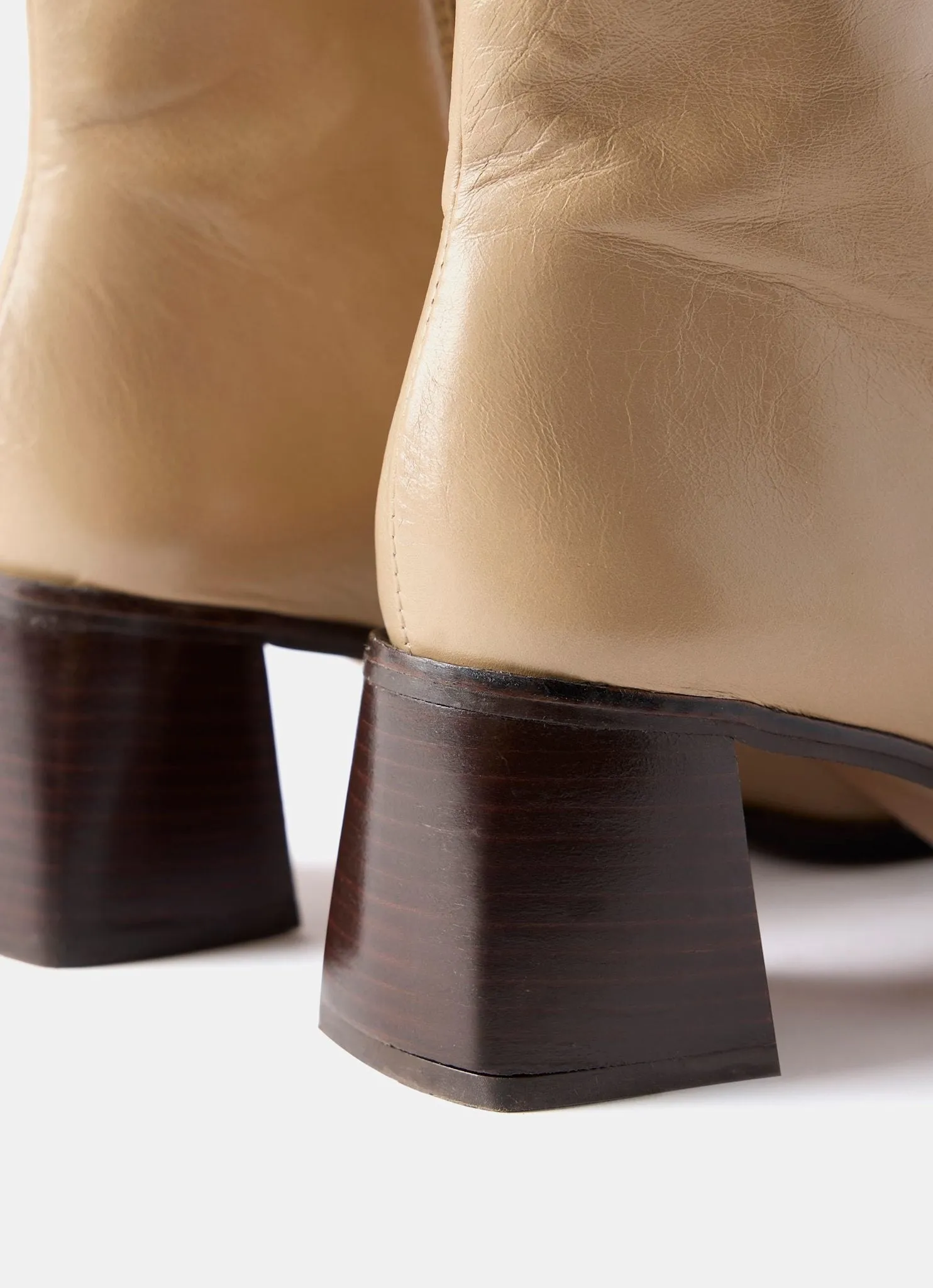 Aria Neutral Leather Ankle Boots sold by Mint Velvet product image thumbnail 4