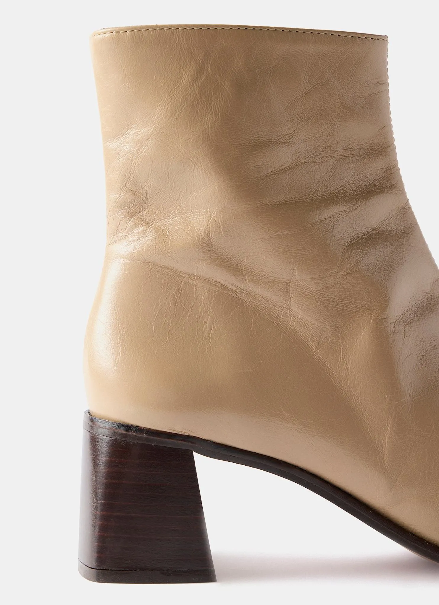 Aria Neutral Leather Ankle Boots sold by Mint Velvet product image thumbnail 2