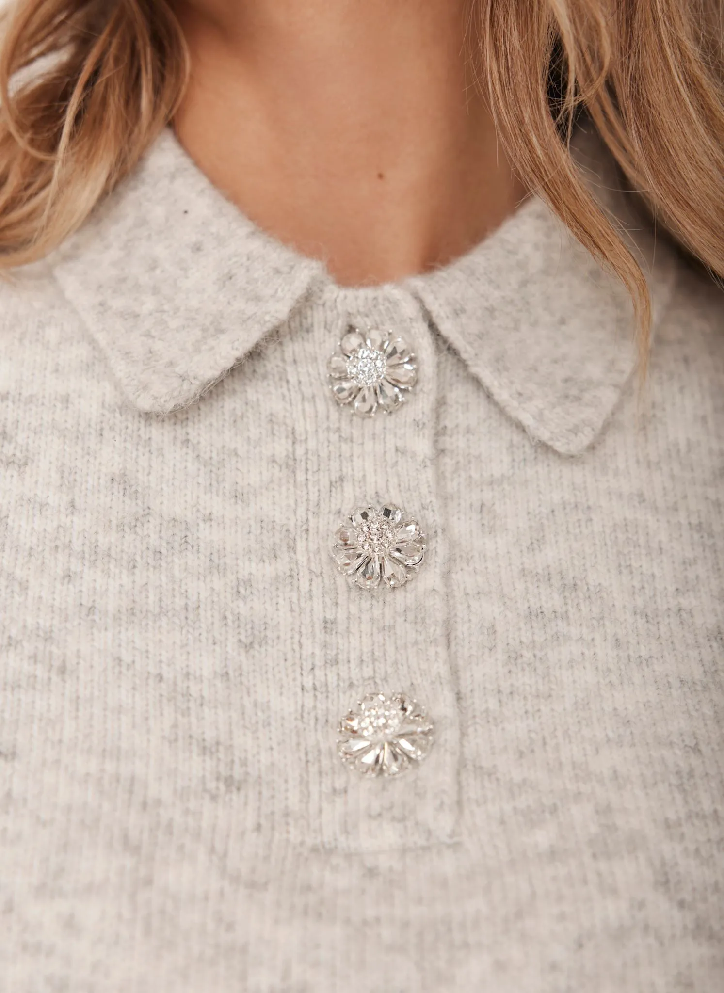 Grey Short Sleeve Knit Top sold by Mint Velvet product image thumbnail 4