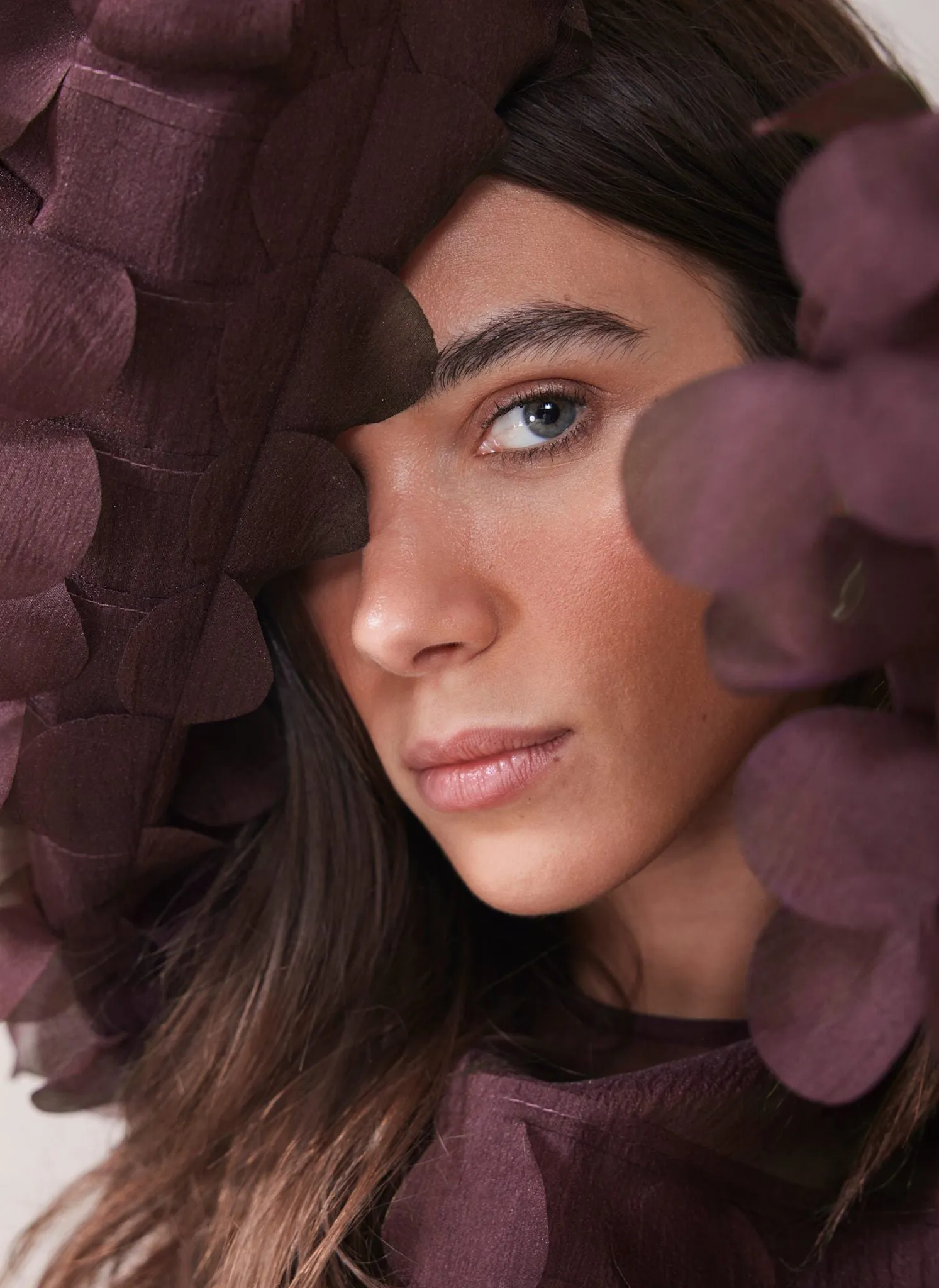 Burgundy Textured Disc Top sold by Mint Velvet product image thumbnail 4