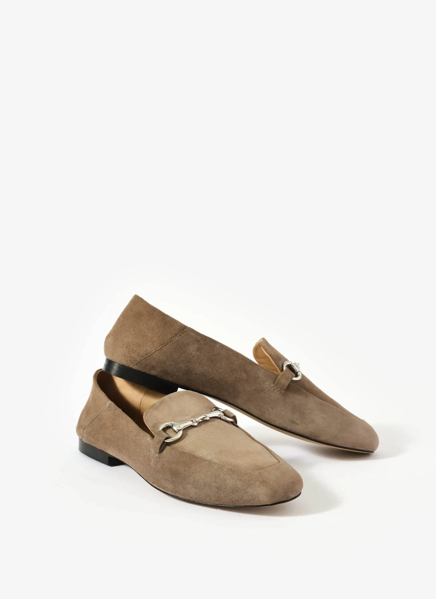Camille Neutral Suede Loafers sold by Mint Velvet product image thumbnail 2