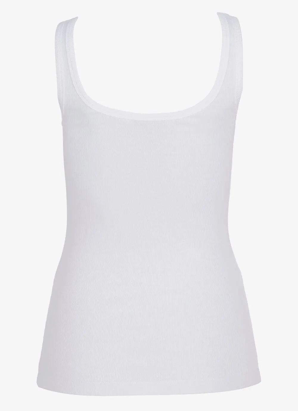 White Scoop Rib Vest sold by Mint Velvet product image thumbnail 4