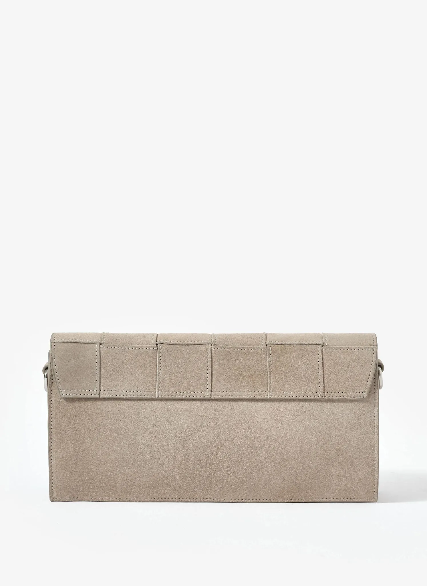 Avi Neutral Suede Woven Clutch sold by Mint Velvet product image thumbnail 5