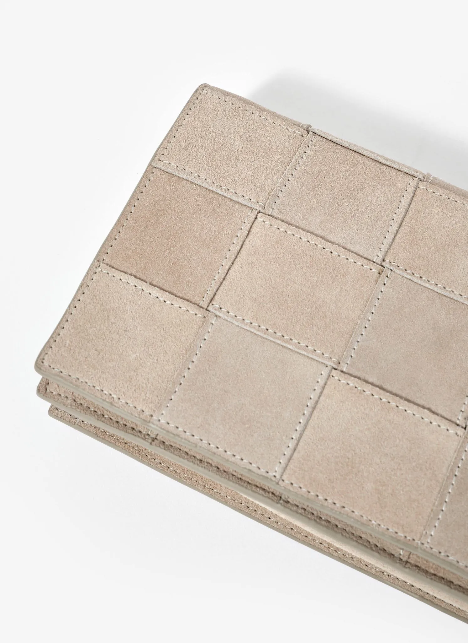 Avi Neutral Suede Woven Clutch sold by Mint Velvet product image thumbnail 4