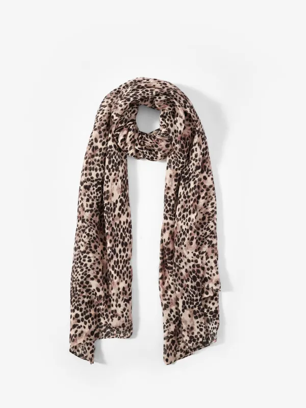 Leopard Print Lightweight Scarf sold by Mint Velvet