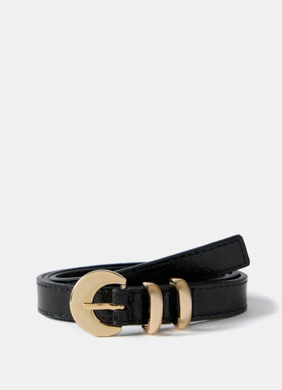 Black Leather Belt sold by Mint Velvet