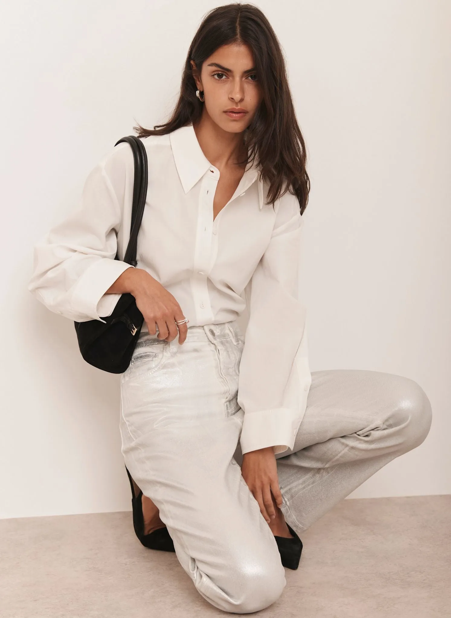 Silver Coated Slim Jeans sold by Mint Velvet product image thumbnail 5