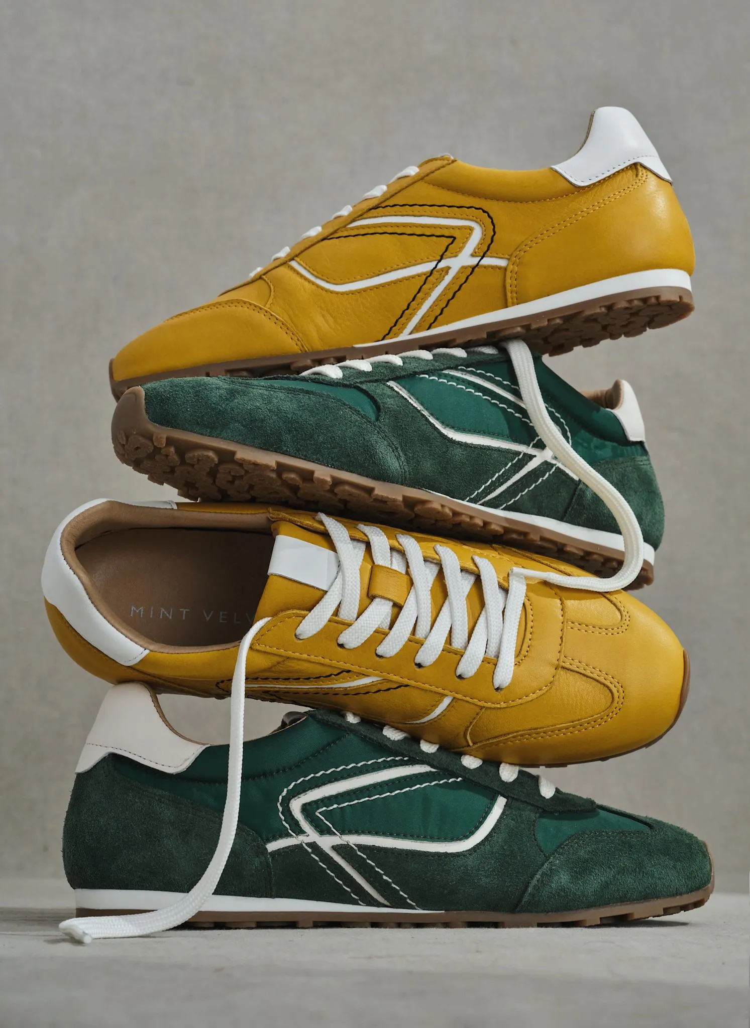 Cali Green Suede Trainers sold by Mint Velvet product image thumbnail 4