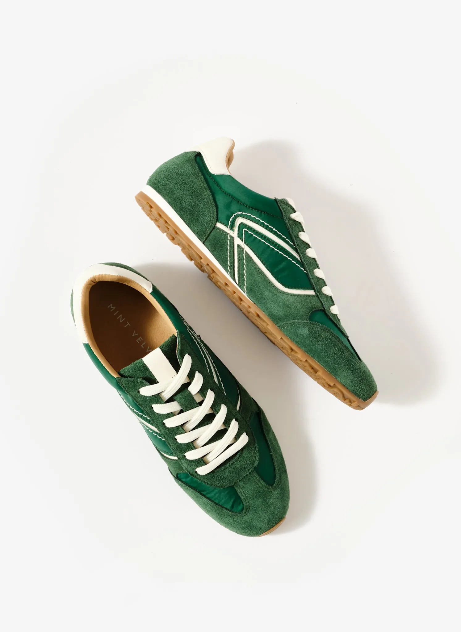 Cali Green Suede Trainers sold by Mint Velvet product image thumbnail 5
