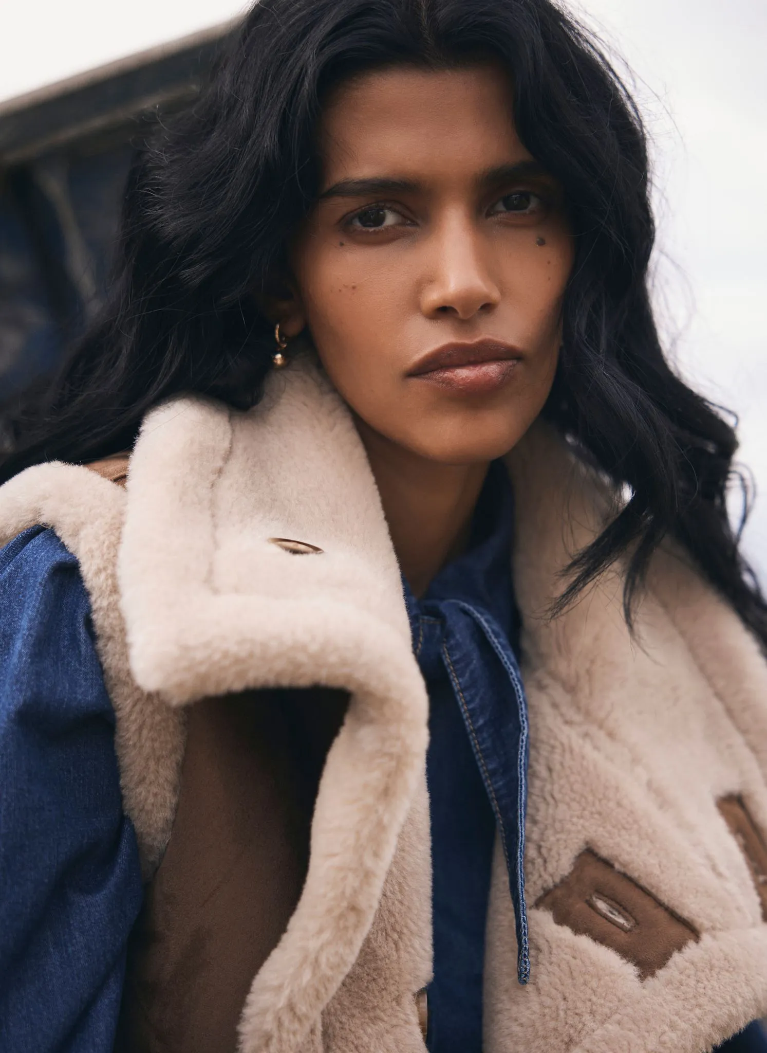 Tan Bonded High Neck Reversible Gilet sold by Mint Velvet product image thumbnail 5