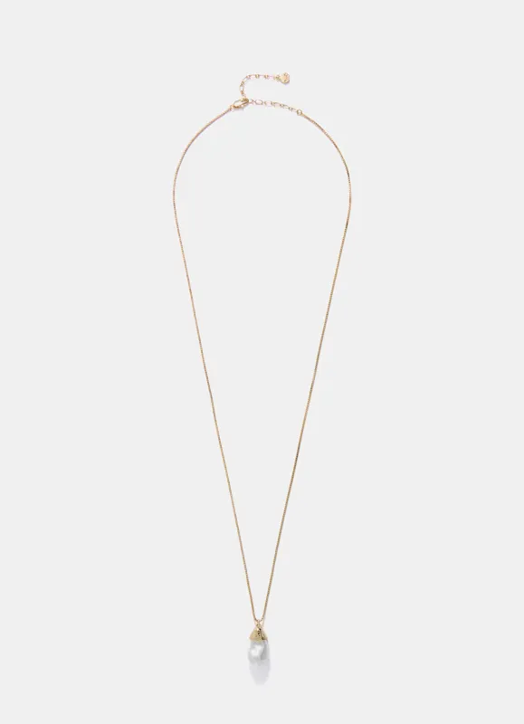 Gold Tone Pearl Pendant sold by Mint Velvet