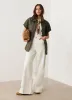 Khaki Quilted Oversized Gilet sold by Mint Velvet