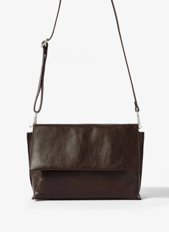 Daisy Burgundy Leather Bag sold by Mint Velvet
